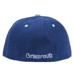 Grassroots California Hats Removable Bear Colorado Flag Navy Fitted Hat