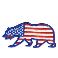 Grassroots California USA Flag Removable Bear Patch New