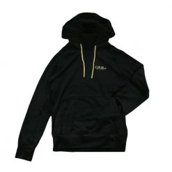 Grassroots California Royal Roots Velour Womens Black Pullover Hoodie