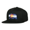Grassroots California Colorado Bear Black Dri-Bear Snapback Hat New