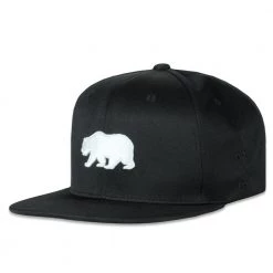 Grassroots California New Polar Bear Black Dri-Bear Snapback Hat