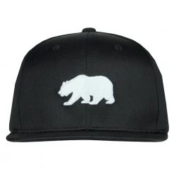 Grassroots California New Polar Bear Black Dri-Bear Snapback Hat