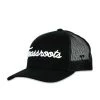 Grassroots California Golfroots Script Black Mesh Snapback Hat