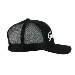 Grassroots California Golfroots Script Black Mesh Snapback Hat