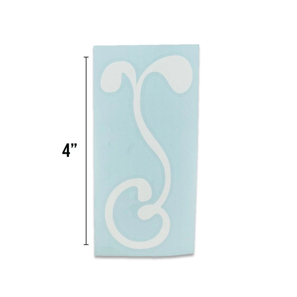 Grassroots California G Sprout 4" White Kiss Cut Sticker Accessories 4 Grassroots California G Sprout 4" White Kiss Cut Sticker Accessories