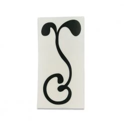 Grassroots California Official Shop 15 Grassroots California G Sprout 7" Black Kiss Cut Sticker Accessories