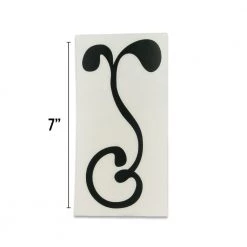 Grassroots California G Sprout 7" Black Kiss Cut Sticker Accessories