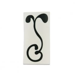 Grassroots California Accessories G Sprout 4" Black Kiss Cut Sticker