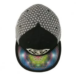 Grassroots California Laser Guided Visions Third Eye Silver Snapback Hat