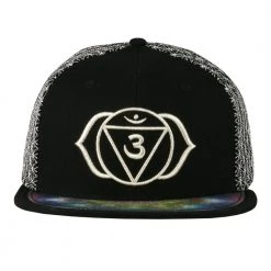 Grassroots California Laser Guided Visions Third Eye Silver Snapback Hat