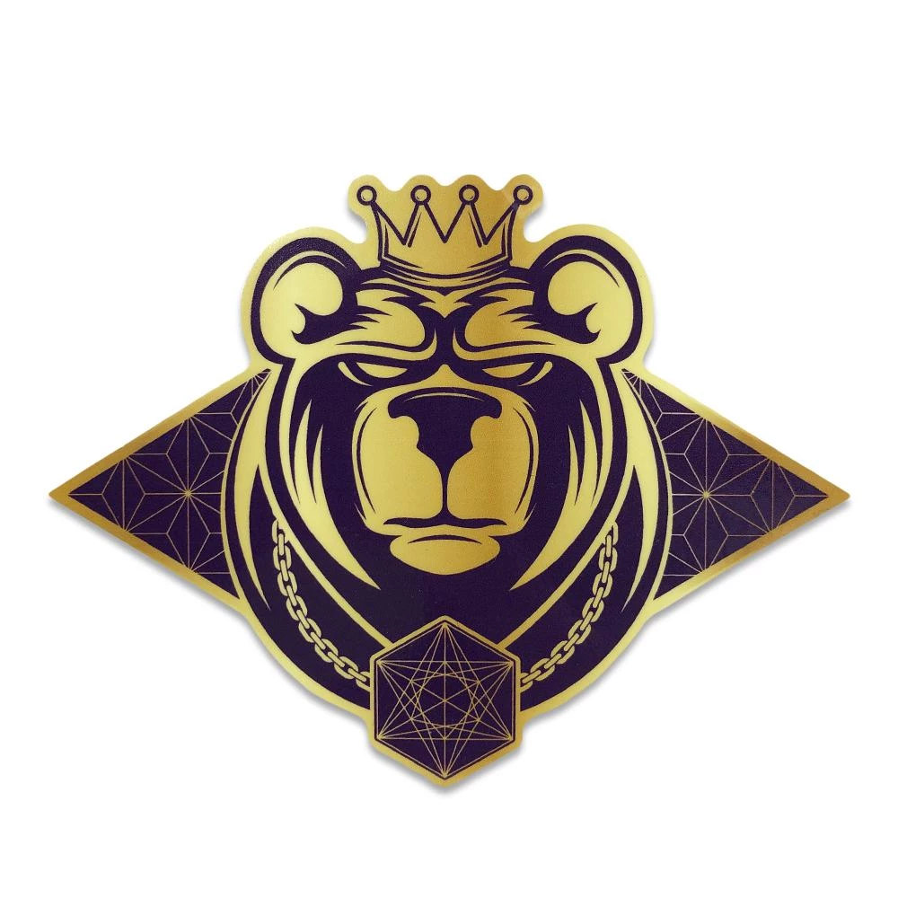 Grassroots California Accessories 11th Anniversary Bear Sticker 3 Grassroots California Accessories 11th Anniversary Bear Sticker