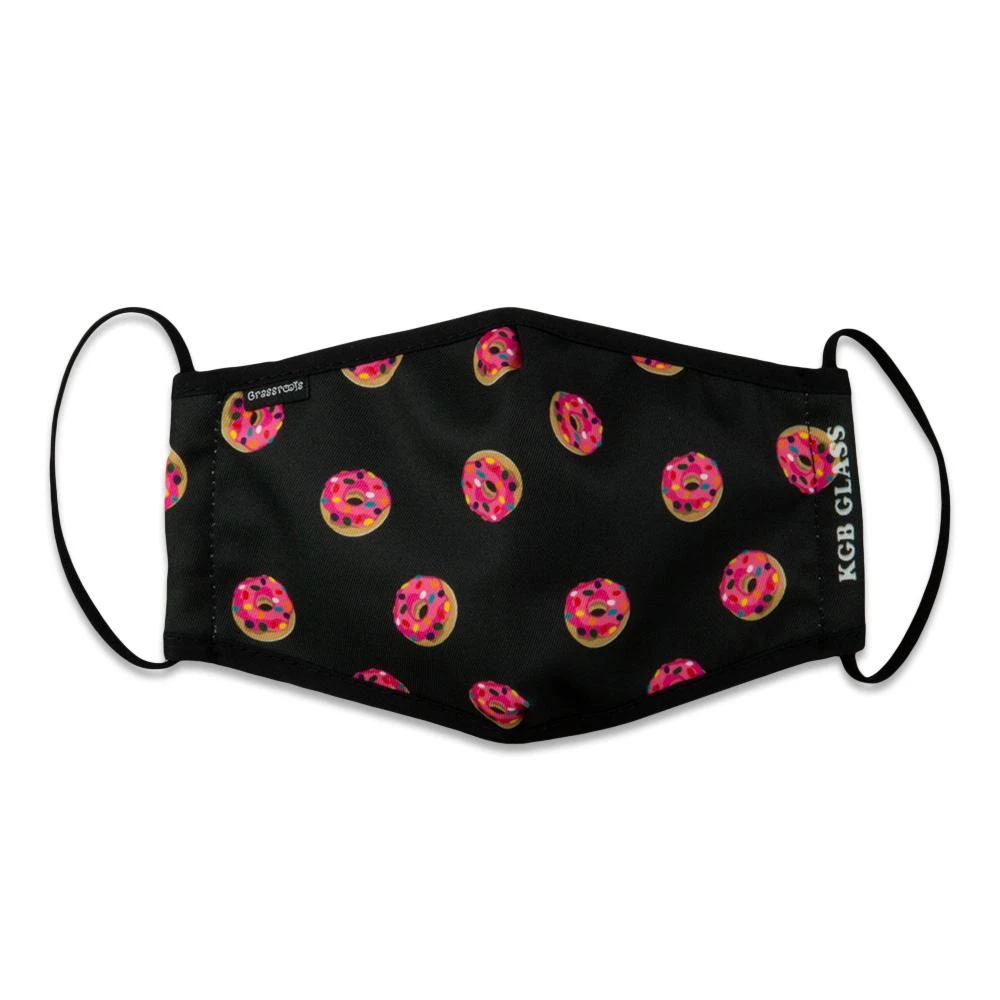 Grassroots California KGB Glass Pink Donuts Facemask Accessories 3 Grassroots California KGB Glass Pink Donuts Facemask Accessories