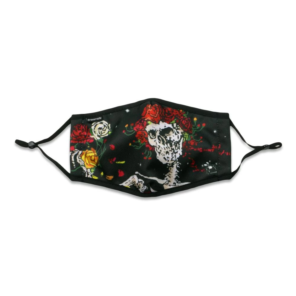 Grassroots California Stanley Mouse Midnight Roses Facemask 3 Grassroots California Stanley Mouse Midnight Roses Facemask