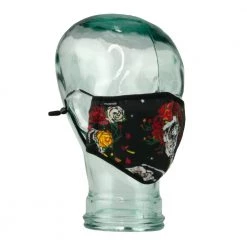 Grassroots California Stanley Mouse Midnight Roses Facemask 7 Grassroots California Stanley Mouse Midnight Roses Facemask