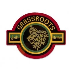 Grassroots California Jah Army Lion Sticker