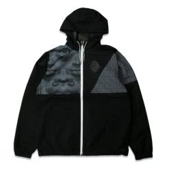 Grassroots California Ben Ridgway Mystic Riddle Black Windbreaker Jacket