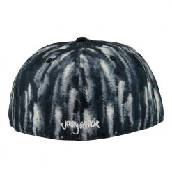 Grassroots California Jerry Garcia Watercolor Mandala Grayscale Fitted Hat Hats