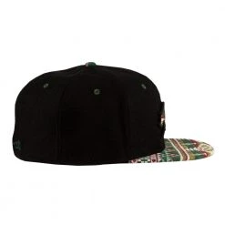 Grassroots California Removable Bear Evergreen Black Fitted Hat Hats