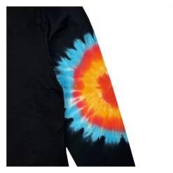 Grassroots California Stanley Mouse Spirit Traveler Tie Dye Black Long Sleeve T Shirt New