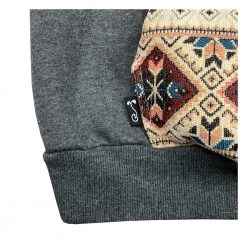 Grassroots California Removable Bear Sandstorm Cream Tall Pullover Hoodie Men