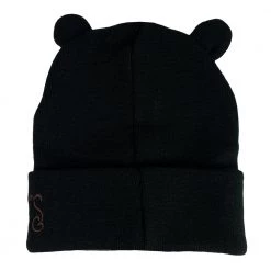 Grassroots California Hats Black Bear Head Beanie