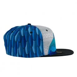 Grassroots California Blue Gold Macaw Feathers Snapback Hat New