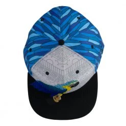 Grassroots California Blue Gold Macaw Feathers Snapback Hat New