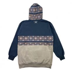 Grassroots California Removable Bear Elevation Blue Tall Pullover Hoodie Men