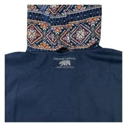 Grassroots California Removable Bear Elevation Blue Tall Pullover Hoodie Men
