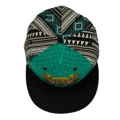 Grassroots California Chris Dyer El Necio Teal Pattern Fitted Hat Hats 12 Grassroots California Chris Dyer El Necio Teal Pattern Fitted Hat Hats