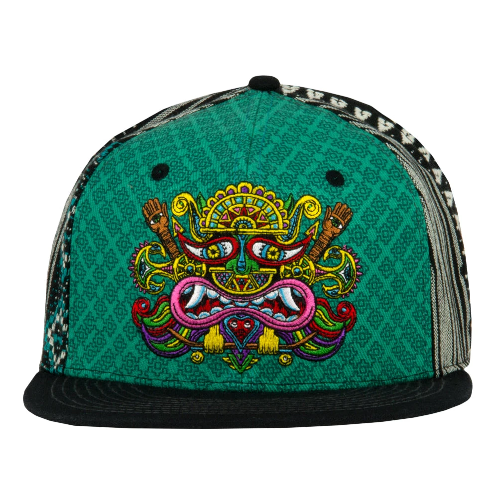 Grassroots California Chris Dyer El Necio Teal Pattern Fitted Hat Hats 8 Grassroots California Chris Dyer El Necio Teal Pattern Fitted Hat Hats