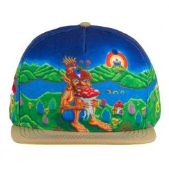 Grassroots California Hats Chris Dyer Muncher Of Mushroomland Tan Fitted Hat