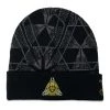 Grassroots California Celestial Serpent Black Cuff Beanie New
