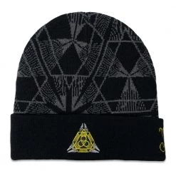 Grassroots California Celestial Serpent Black Cuff Beanie New