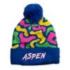 Grassroots California Hats Mountain Division Aspen Blue Pom Beanie