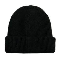 Grassroots California Hats Black Sprout Hex Cuff Beanie