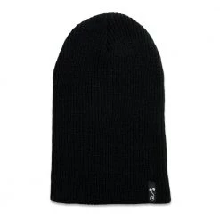 Grassroots California Black Simple Slouch Beanie
