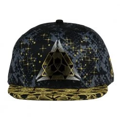 Grassroots California Celestial Serpent V2 Black Fitted Hat