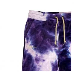 Grassroots California Royal Roots Purple Dye Velour Mens Joggers