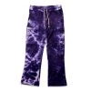 Grassroots California Royal Roots Purple Dye Velour Womens Bell Bottoms