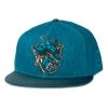 Grassroots California Hats Vincent Gordon Chron Jose Teal Fitted Hat