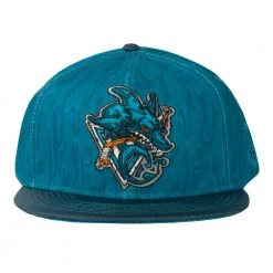 Grassroots California Hats Vincent Gordon Chron Jose Teal Fitted Hat