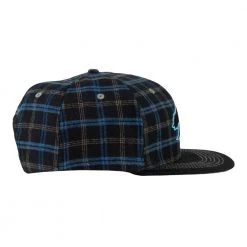 Grassroots California Bear Collection Blue Flannel Snapback Hat Hats