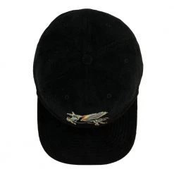 Grassroots California New Stanley Mouse Spirit Traveler Black Corduroy Zipperback Hat 12 Grassroots California New Stanley Mouse Spirit Traveler Black Corduroy Zipperback Hat