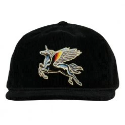 Grassroots California New Stanley Mouse Spirit Traveler Black Corduroy Zipperback Hat 13 Grassroots California New Stanley Mouse Spirit Traveler Black Corduroy Zipperback Hat