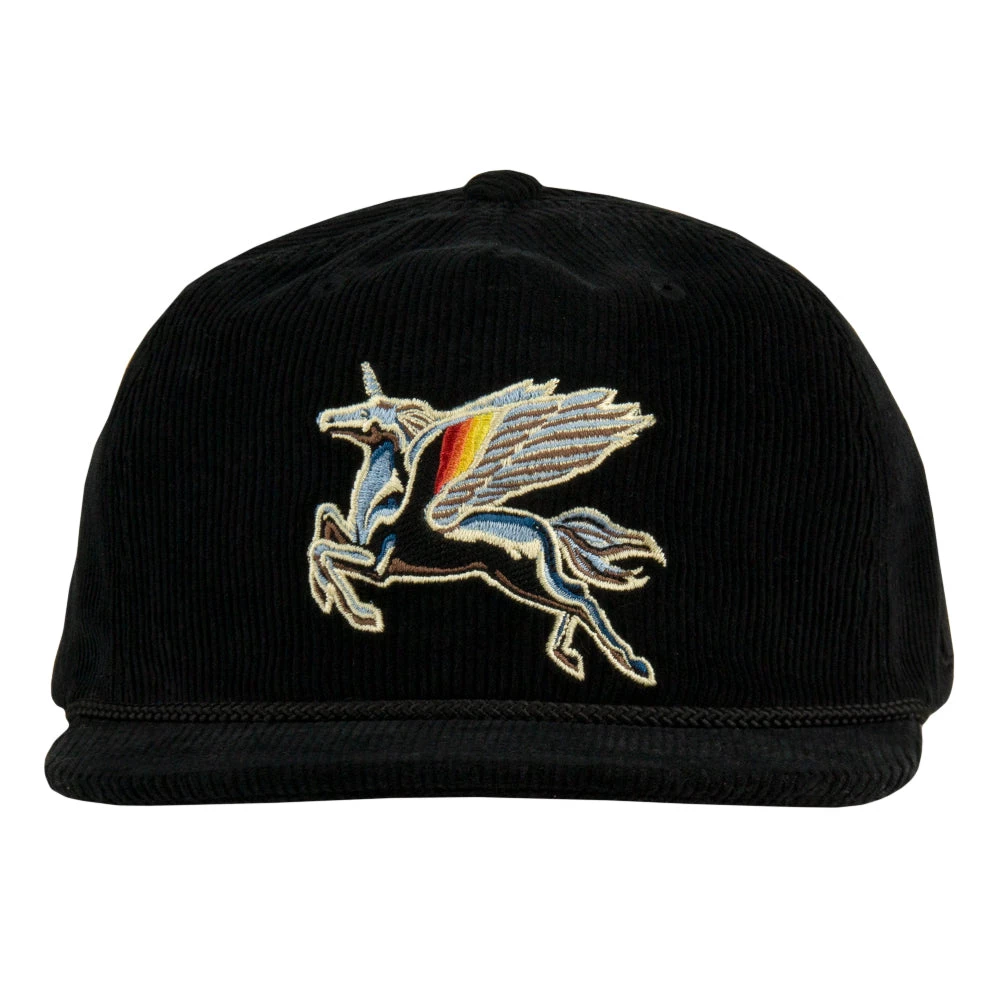 Grassroots California New Stanley Mouse Spirit Traveler Black Corduroy Zipperback Hat 8 Grassroots California New Stanley Mouse Spirit Traveler Black Corduroy Zipperback Hat