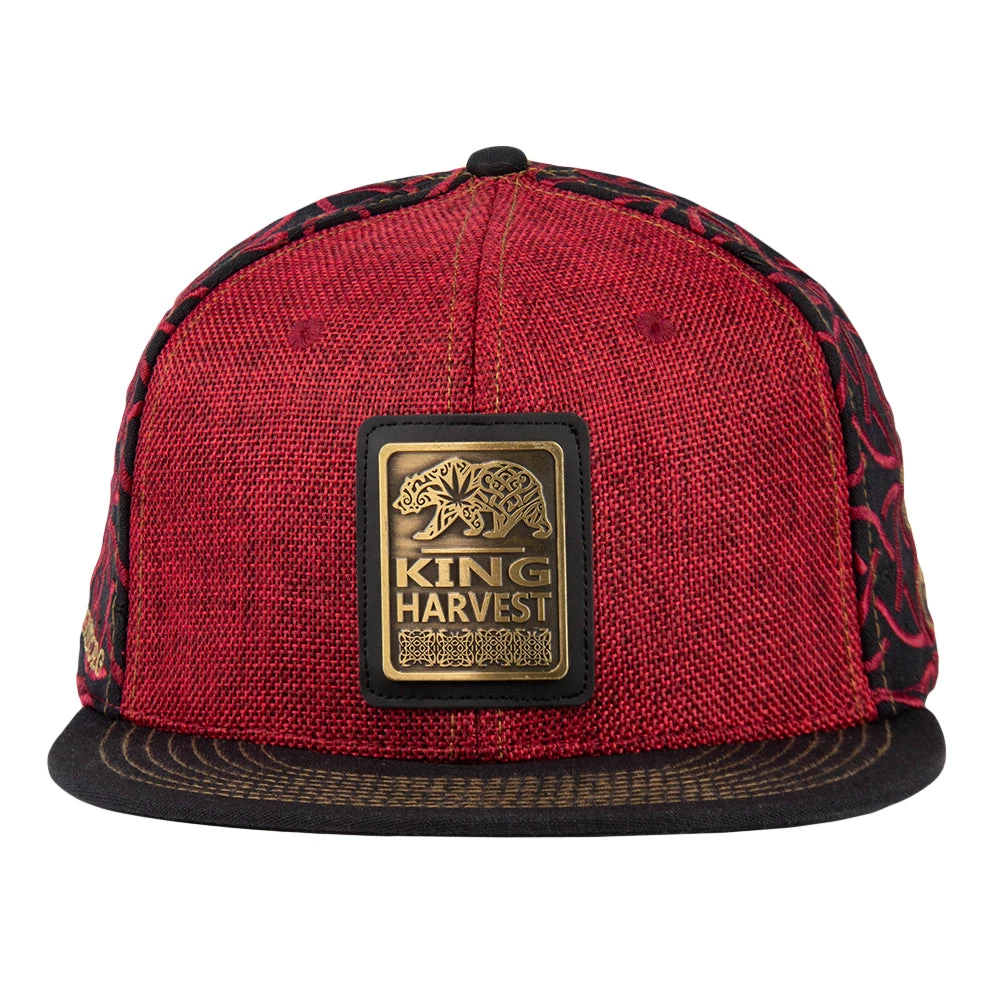 Grassroots California Hats Kings Harvest Celtic Red Strapback Hat 8 Grassroots California Hats Kings Harvest Celtic Red Strapback Hat
