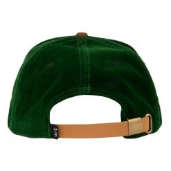 Grassroots California Mountain Division Mammoth Green Corduroy Strapback Hat