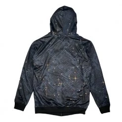 Grassroots California Celestial Serpent Reversible Zip Up Hoodie New