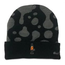 Grassroots California Bluegrass Glass Lamp Black Cuff Beanie Hats